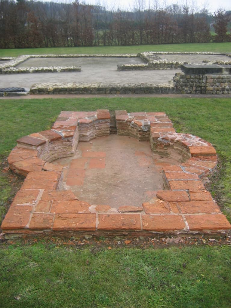 Photo de l'impluvium de la villa de Vieux-la-Romaine, Calvados